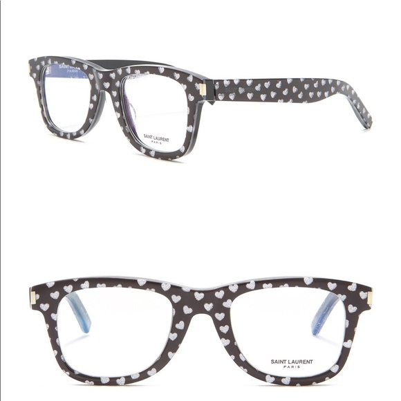 NEW SAINT LAURENT
Square-frame glitter heart frame - Picture 1 of 5